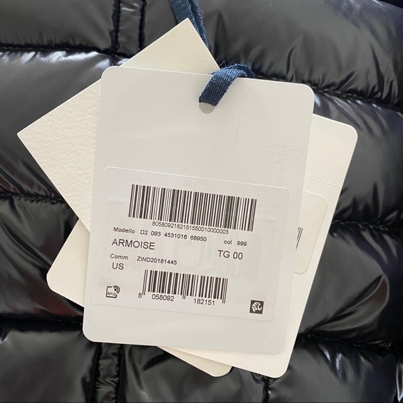 100% Authentic NWT Moncler Armoise Giubotto Jacket - Picture 14 of 16